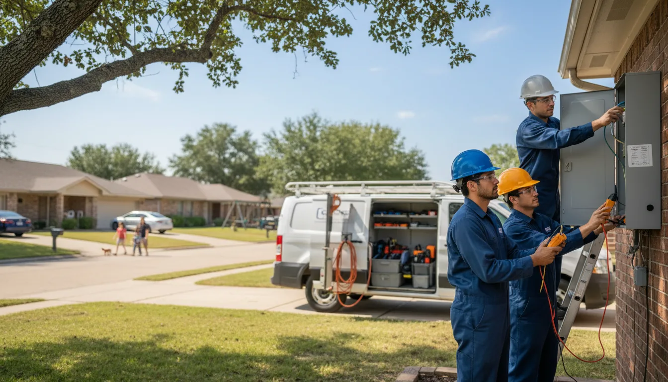 Certified electrician providing emergency electrical services in Tiff, MO